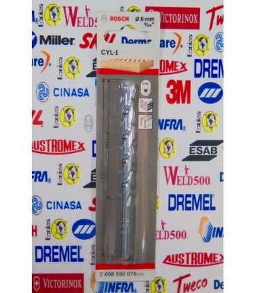Broca para concreto/piedra 5/16" X 5" Bosch