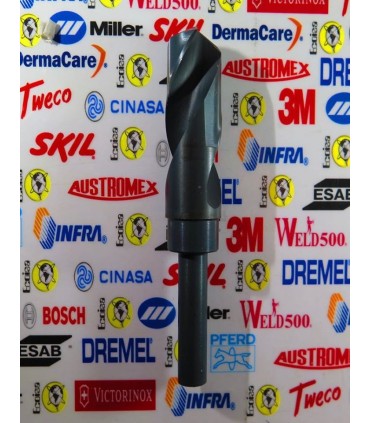 Broca de acero alta velocidad 15/16" con zanco 1/2" Bosch