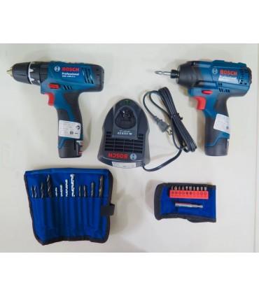 Combo Bosch Rotomartillo GSB 1200-2-LI y Llave de impacto GDR 120-LI