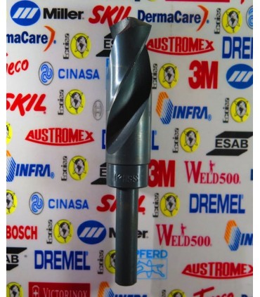 Broca de acero alta velocidad 1" con zanco 1/2" Bosch