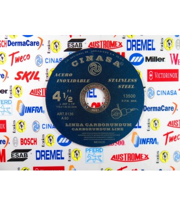 Disco de corte 4 1/2" Cinasa