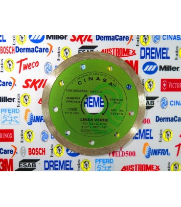 Disco Diamante continuo 4 1/2" Cinasa
