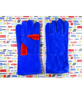 Guante Soldador Kevlar Azul