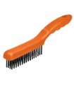 Cepillo alambre, cerdas acero carbono, 64 pinceles