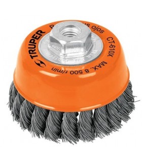 Carda Copa Trenzada 5/8"