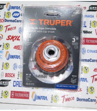 CARDA COPA TRENZADA 3"