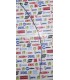 Cincho Detectable Azul 8"