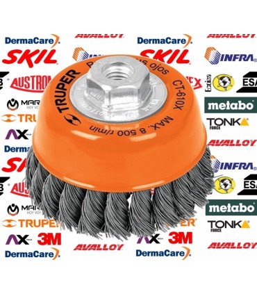 Carda Copa Alambre Trenzado