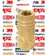 Cople de Laton 1/4 NPT Hembra