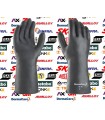 Guante de Hule Negro 13" contra Solventes
