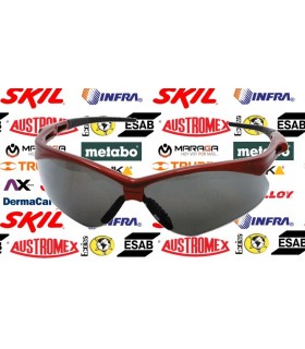 Lente de seguridad Sky Rojo Espejo