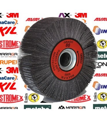 Rueda Flap 6" x 2" x 1" G80