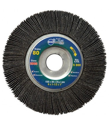 Rueda Flap 6" G80 6"x1-1/2"x1"