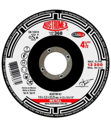 368-Disco de desbaste 4 1/2"