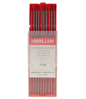 Tungsteno Thorio 1/16"
