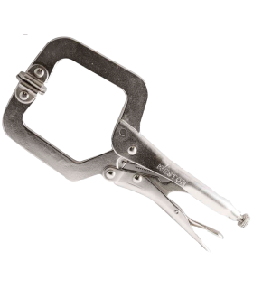 Pinza de Presion Tipo "C" con Mordaza ajustable 9"