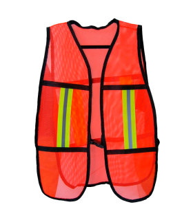 Chaleco Fluorescente Naranja con Reflejante