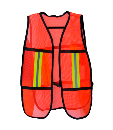 Chaleco Fluorescente Naranja con Reflejante
