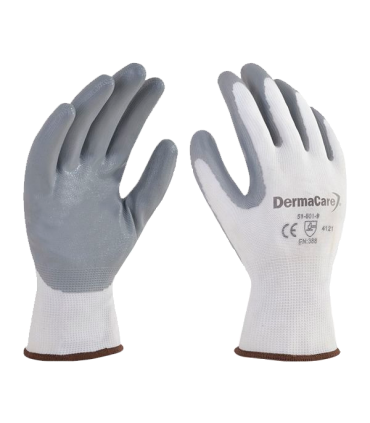 Guante Nylon Blanco Palma Nitrilo