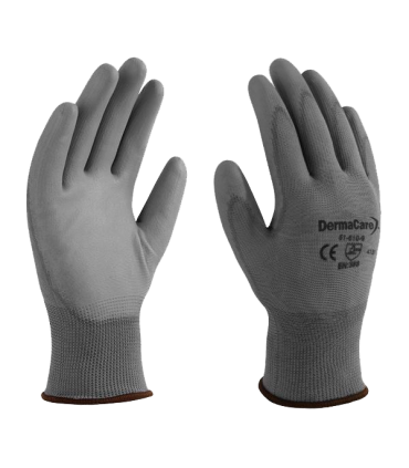 Guante Nylon Gris HY FLEX