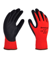 Guante Nylon Rojo con Polimero en Palma