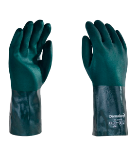 Guante PVC Verde 35 cms
