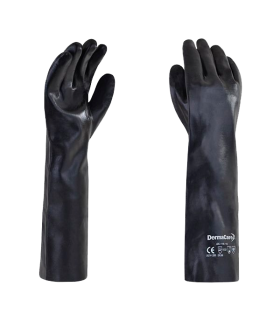 Guante PVC Negro 45 CM