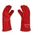 Guante Soldador Hilo de Kevlar Rojo