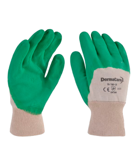 Guante Recubierto Latex Verte con Puño de Calcetín