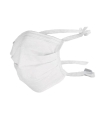 Cubre bocas 2 Pliegues Blanco