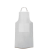 Mandil de PVC Blanco con Refuerzo
