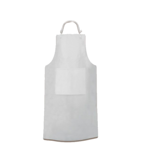 Mandil de PVC Blanco con Refuerzo
