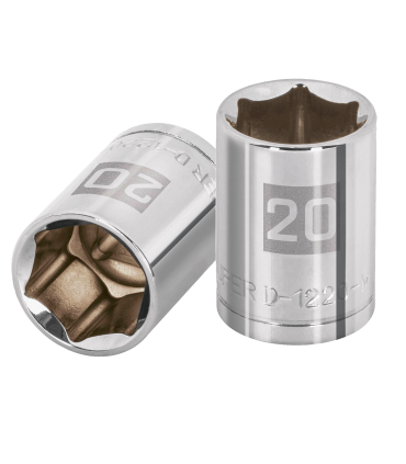Dado de 6 Puntas de 5/16" Cuadro 1/2"