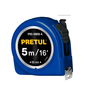 Flexometro Azul 5m Cinta 3/4"