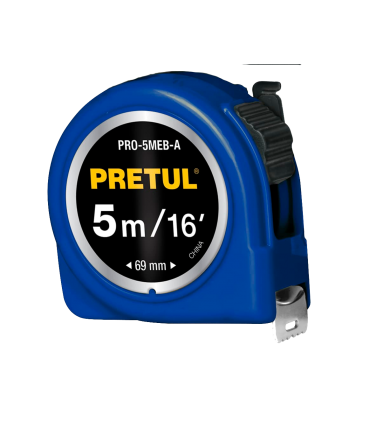 Flexometro Azul 5m Cinta 3/4"