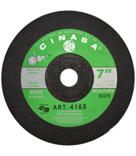 Disco de Corte de Piedra 7"