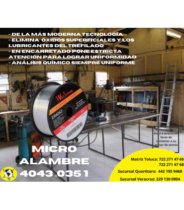 MICRO ALAMBRE 4043 .035 EN 1 LB