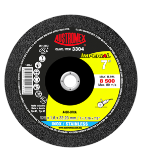 Disco de corte para acero inoxidable 7" IMPERIAL
