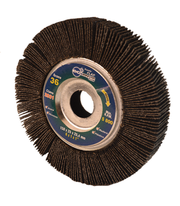 Rueda Flap con Centro Metalico