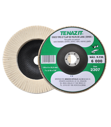 Disco de Felpa de 7"