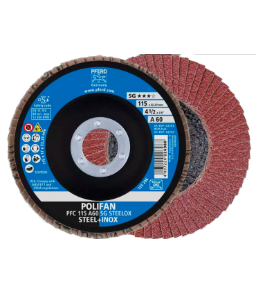 Disco de Laminas Polifan Alto Rendimiento 4-1/2" x 7/8