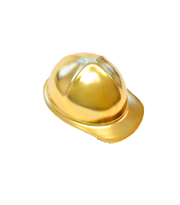CASCO DE ALUMINIO CLASE C DORADO