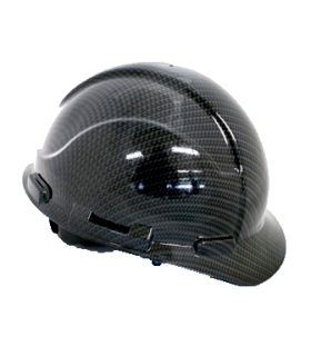 Casco Decorado Carbon Fiber