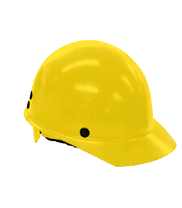 Casco fibra de vidrio Clase G Amarillo