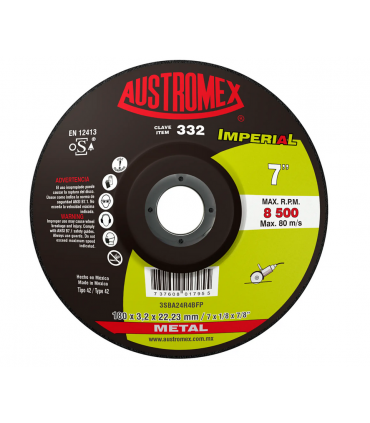 DISCO DE CORTE 7" 332