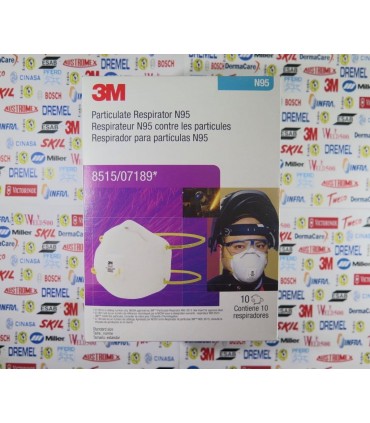 8515-Mascarilla desechable con filtro N95