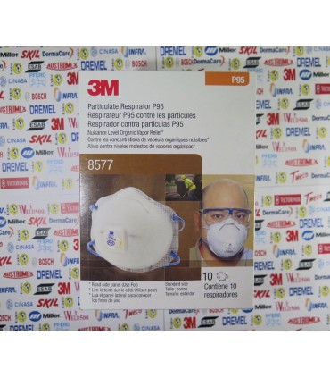 8577-Mascarilla desechable para particulas P95