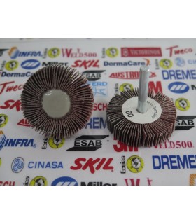 909-Rueda flap 2" X 1/2" C/V 1/4"