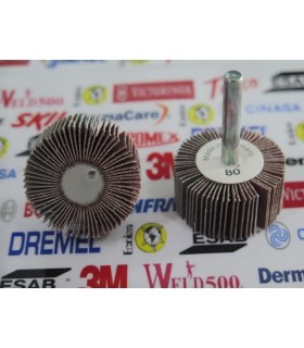 872-Rueda flap 1-1/2" X 3/4" C/V 1/4" G.80