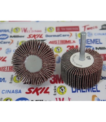 914-Rueda flap 2" X 1" C/V 1/4" G.40